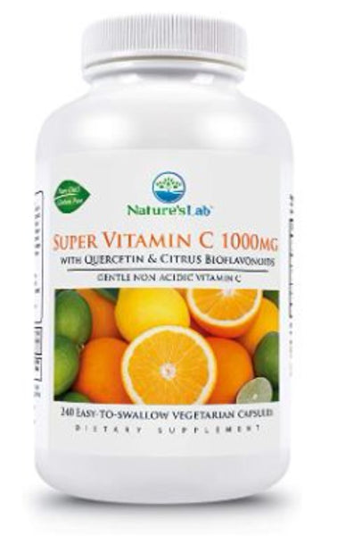 Nature's Lab Super Vitamin C 1000mg, 240 Count