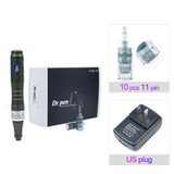 Dr Pen M8 Wireless Microneedling Pen, Professional Derma Pen with 10 Cartridges